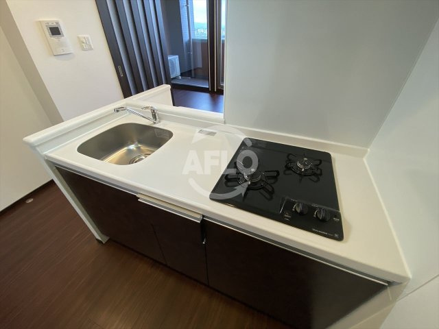 プレジオ城北のキッチン|プレジオ城北　2口ガスシステムキッチン