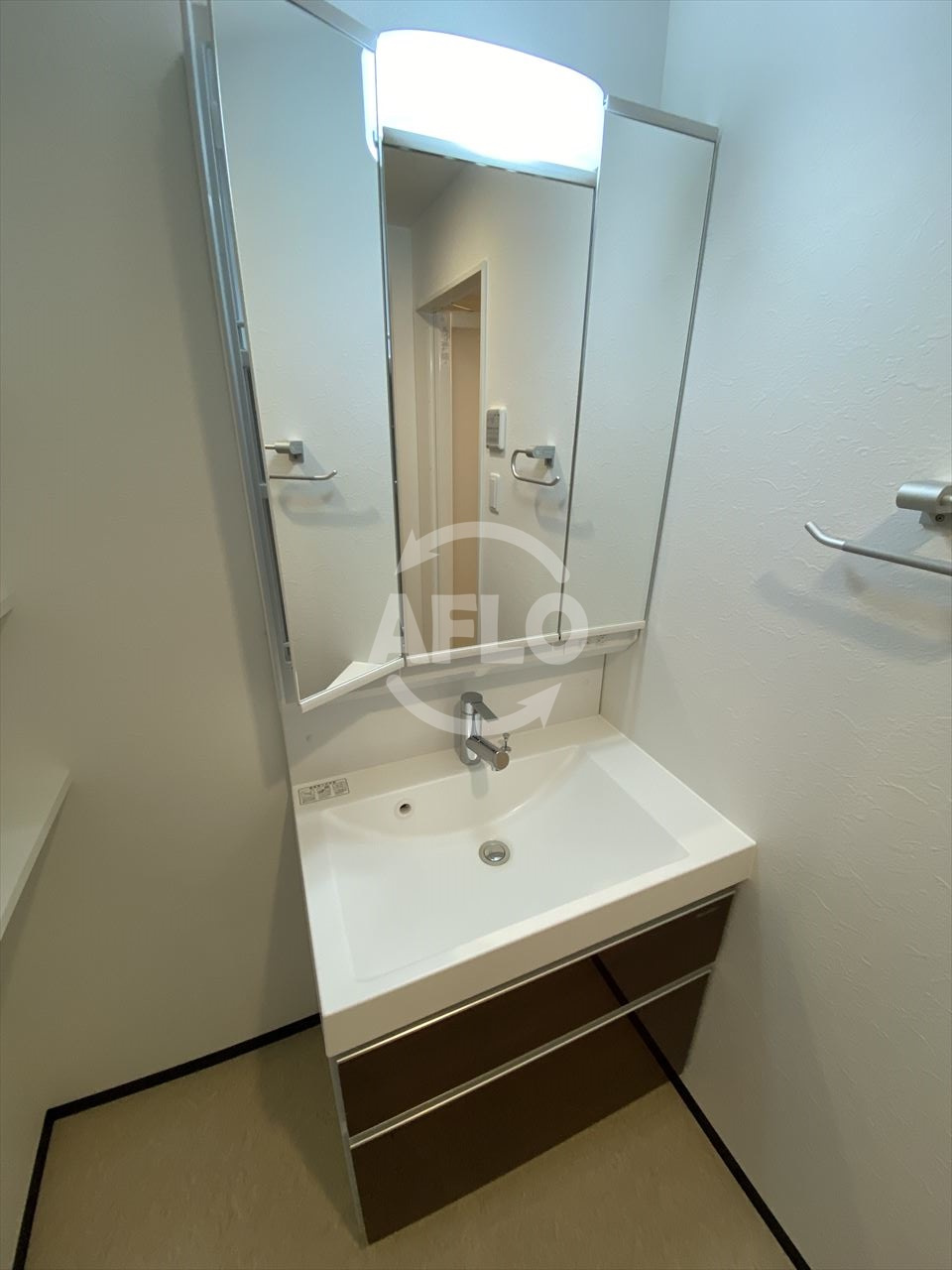 プレジオ城北の独立洗面台|プレジオ城北　洗面化粧台