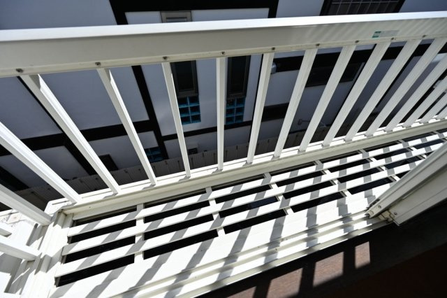 メゾンフレールのバルコニー|暖かな日差しのふりそそぐバルコニー