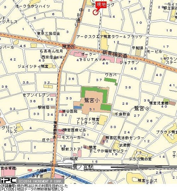 アミューズ鷺宮の地図