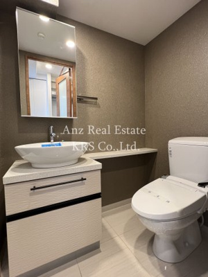 【洗面所】 | リンクハウス京町堀 | 洗面台とトイレが一緒のアメリカンセパレート！