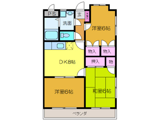 【間取り】 | エスポワール大洲