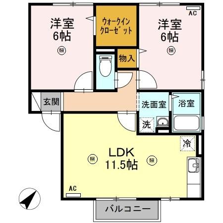 【間取り】 | ハピネスB棟