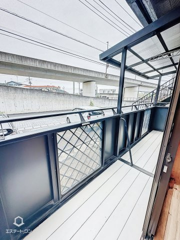 アゼリアコート2のバルコニー