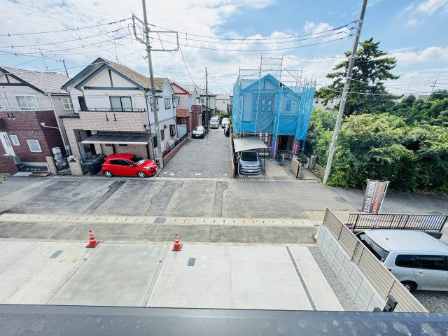 松戸市栄町２丁目新築戸建（栄町７期）の展望|バルコニーより南側眺望・南道路で日当たり良好♪