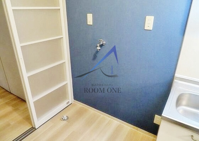 シーダハイムの設備|洗濯機置き場です。