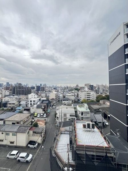 レジュールアッシュ塚本レジデンスの展望