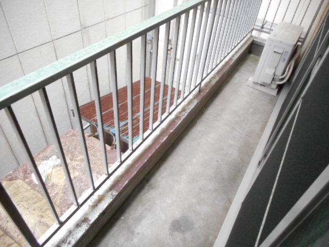 ひかりマンションのバルコニー