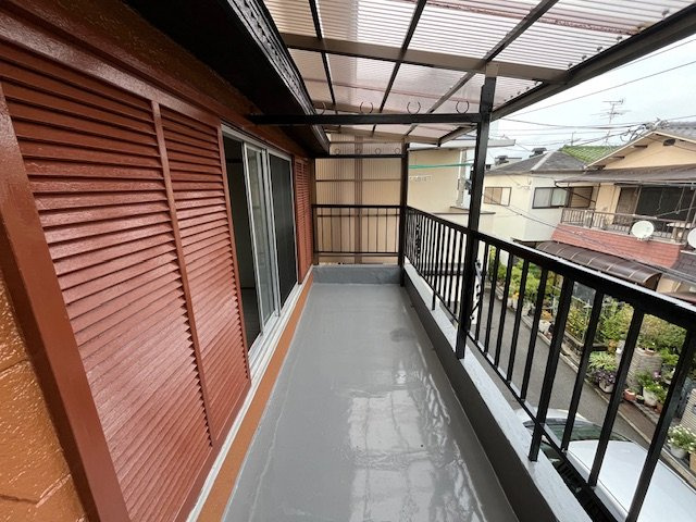 甲田二丁目貸家のバルコニー