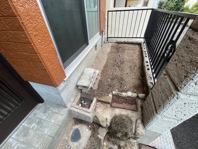 甲田二丁目貸家のバルコニー