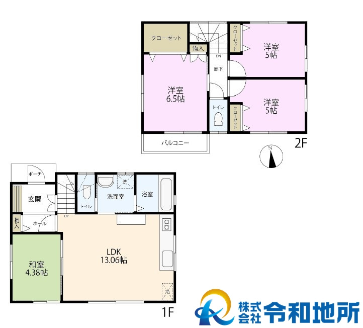 中古戸建　茅ヶ崎市香川4丁目の間取り|駐車場2台×暮らしやすい4LDKの間取り♪