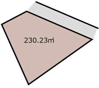 【土地図】 | 川越市山田　建築条件なし売地　西武新宿線『本川越駅』徒歩48分　【山田小学区】