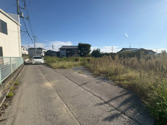 【前面道路含む現地写真】 | 川越市山田　建築条件なし売地　西武新宿線『本川越駅』徒歩48分　【山田小学区】