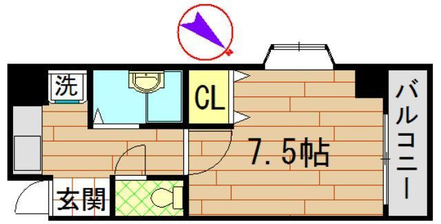 アクアリゾート六本松の間取り