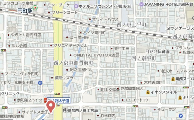 シンフォニー太子道　3階の地図
