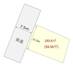 土地　三潴郡　大木町福土48-3の画像