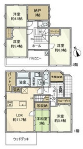 殿町１丁目戸建の間取り