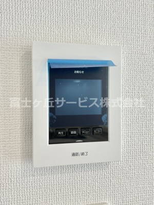 【セキュリティ】 | 駿東郡清水町伏見 新築一戸建て D号棟 | TVモニター付きインターフォンです