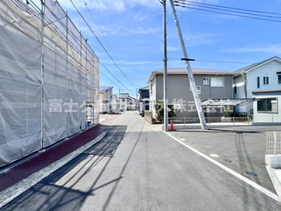 【前面道路含む現地写真】 | 駿東郡清水町伏見 新築一戸建て D号棟 | 前面道路含む現地写真です
