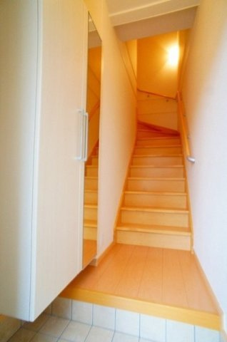 ヴェルデメゾンⅡの玄関