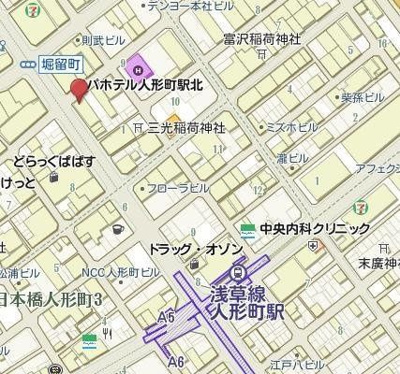 【地図】 | ヴォアール日本橋人形町