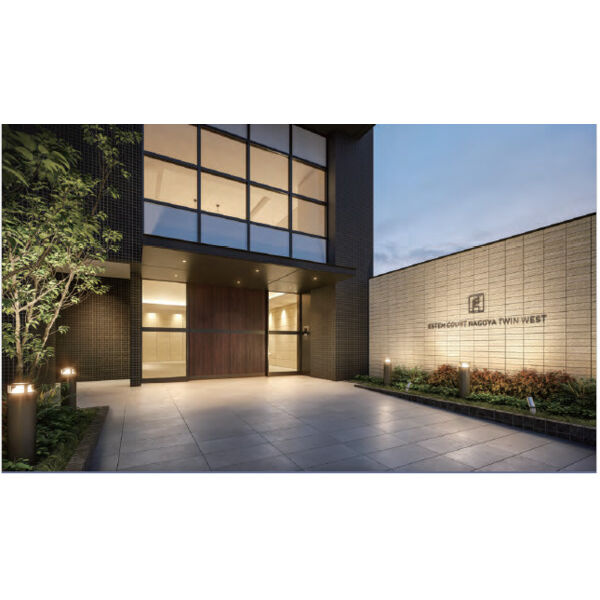 エステムコート名古屋TWIN　WEST　名古屋市賃貸　仲介手数料無料のエントランス