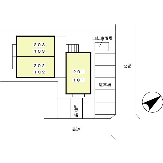 ラ・ボーテの区画図