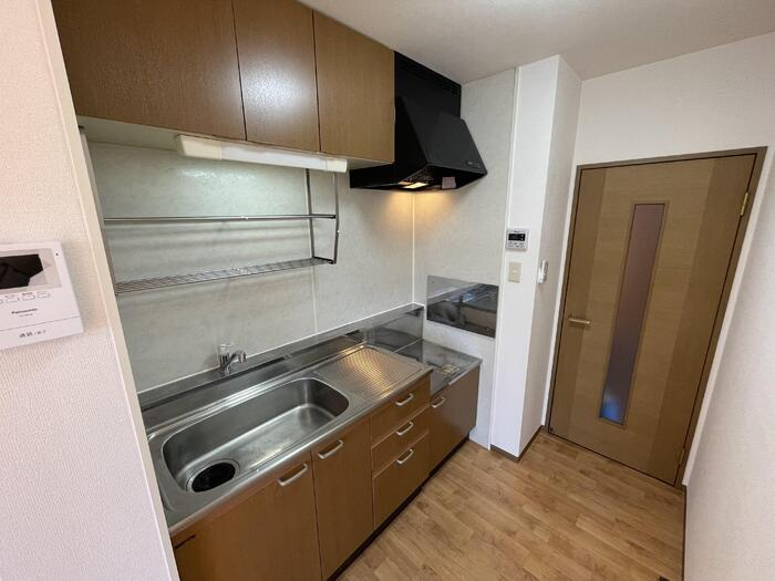 ラ・ボーテのキッチン|コンパクトなキッチンで掃除もラクラク