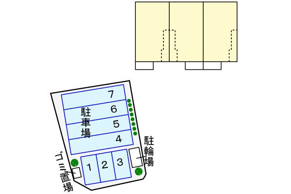 リヴェールＭの駐車場|駐車場です