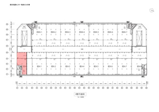 【区画図】 | TRC東京流通センター物流ビルB棟 | トラックバース付