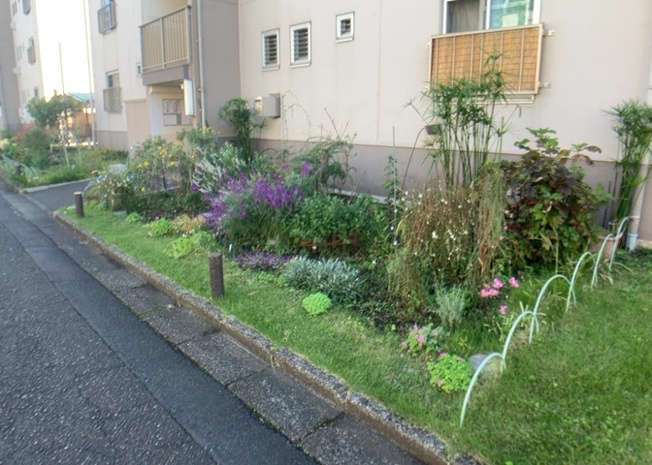 【庭】 | 相武台団地 | 庭のある家に住むことのメリットとして、子どもたちの遊び場を確保できること、ガーデニングや家庭菜園を楽しめること、明るさを確保できることがあります。また、配置を工夫することでプライバシーが確保できます。