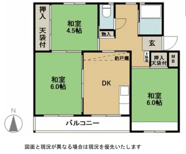 【間取り】 | 相武台団地 | 3DKは、ダイニングキッチンと3つの居室がある間取りです。ファミリー層や、個室を複数必要とするご家庭に適しています。食事スペースとくつろぎの場を分け、それぞれの個室も確保できるため、快適に過ごせます。