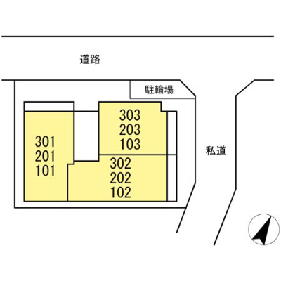 【区画図】 | D-comodo深大寺北町