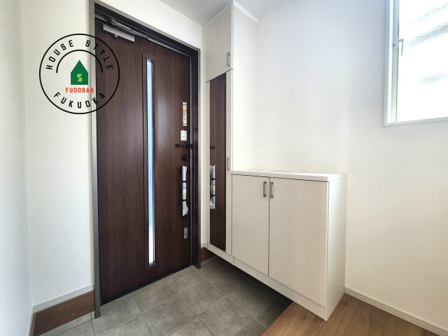 糸島市荻浦3丁目第1-2棟(7号棟)の防犯設備|二重ロックでしっかり防犯対策ができます。