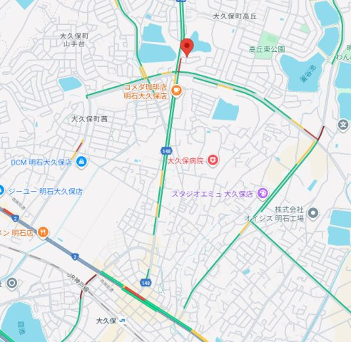 【地図】 | 明石市大久保町大窪　中古戸建