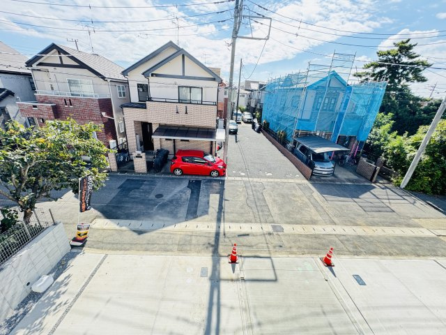 松戸市栄町２丁目新築戸建（栄町７期）の展望|バルコニーより南側眺望・南道路で日当たり良好♪