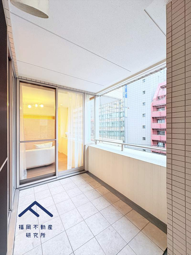 グランドメゾン大濠南のバルコニー