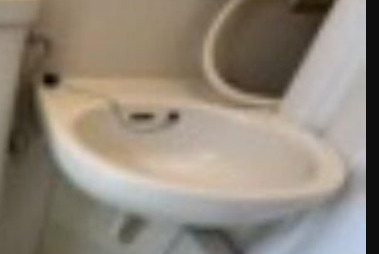 ハイアイランドの洗面所