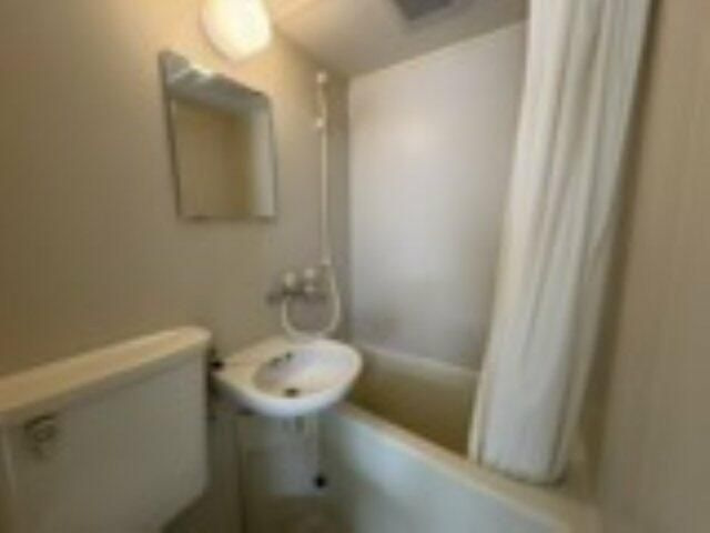 ハイアイランドの浴室