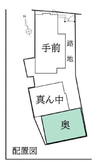 京都東山　みつのわ路地の間取り