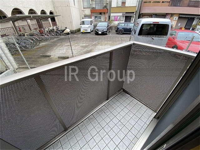 キャメル五反野Ⅱ　A棟のバルコニー