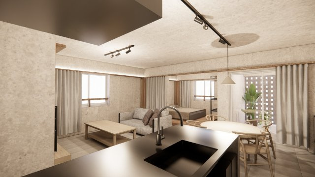 那覇市天久１丁目の賃貸マンションのロビー