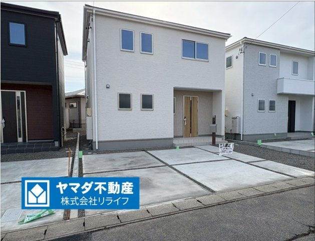 リーブルガーデン　岐阜市島田1丁目　全3区画分譲の外観|■2号棟
■YAMADA電機の　ヤマダ不動産　株式会社リライフ　岐阜店■
省エネ・耐震性◎の一建設の家。　
日本の風土に調和する木造軸組工法。フラット３５はＳＡを取得！１０年間の金利優遇あり！　