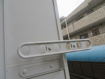 エスイーシー玉川ハイツ　敷金0　礼金0　南向き　B・T別のバルコニー