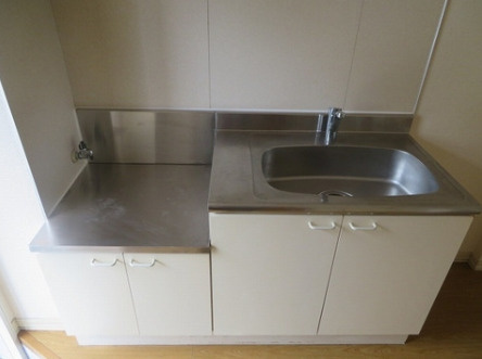 エスイーシー玉川ハイツ　敷金0　礼金0　南向き　B・T別のキッチン