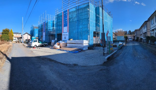 水戸市千波町　第15の前面道路含む現地写真|前面道路含む現地写真です