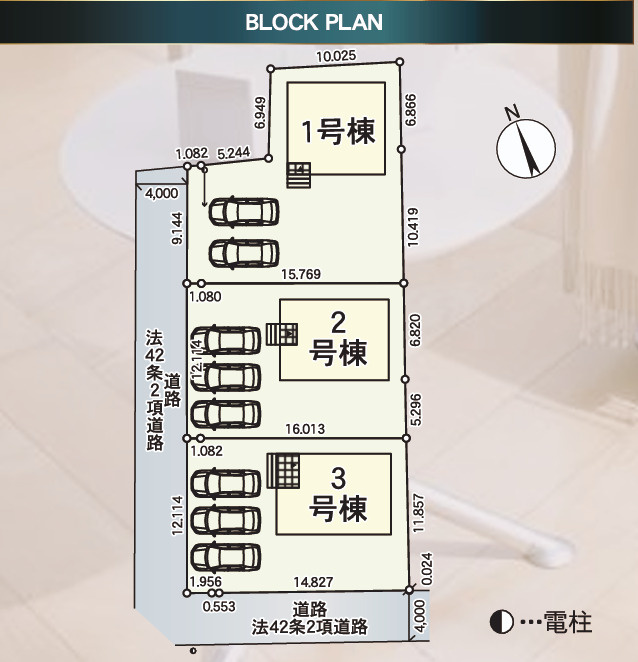 水戸市千波町　第15の区画図|区画図です。