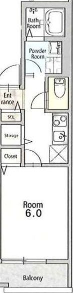 プロスパーコート桃谷の間取り