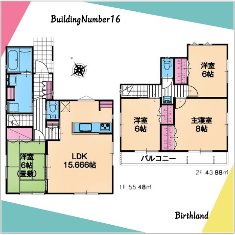 新築戸建・新築建売　深谷市上野台　桜ヶ丘小・南中