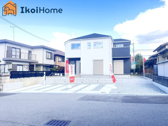 神戸市西区桜が丘西町3丁目　新築戸建の外観|【ホームページに現地動画掲載中】●年中無休：当日予約可●栄駅徒歩15分！駐車3台！庭・バルコニー広
